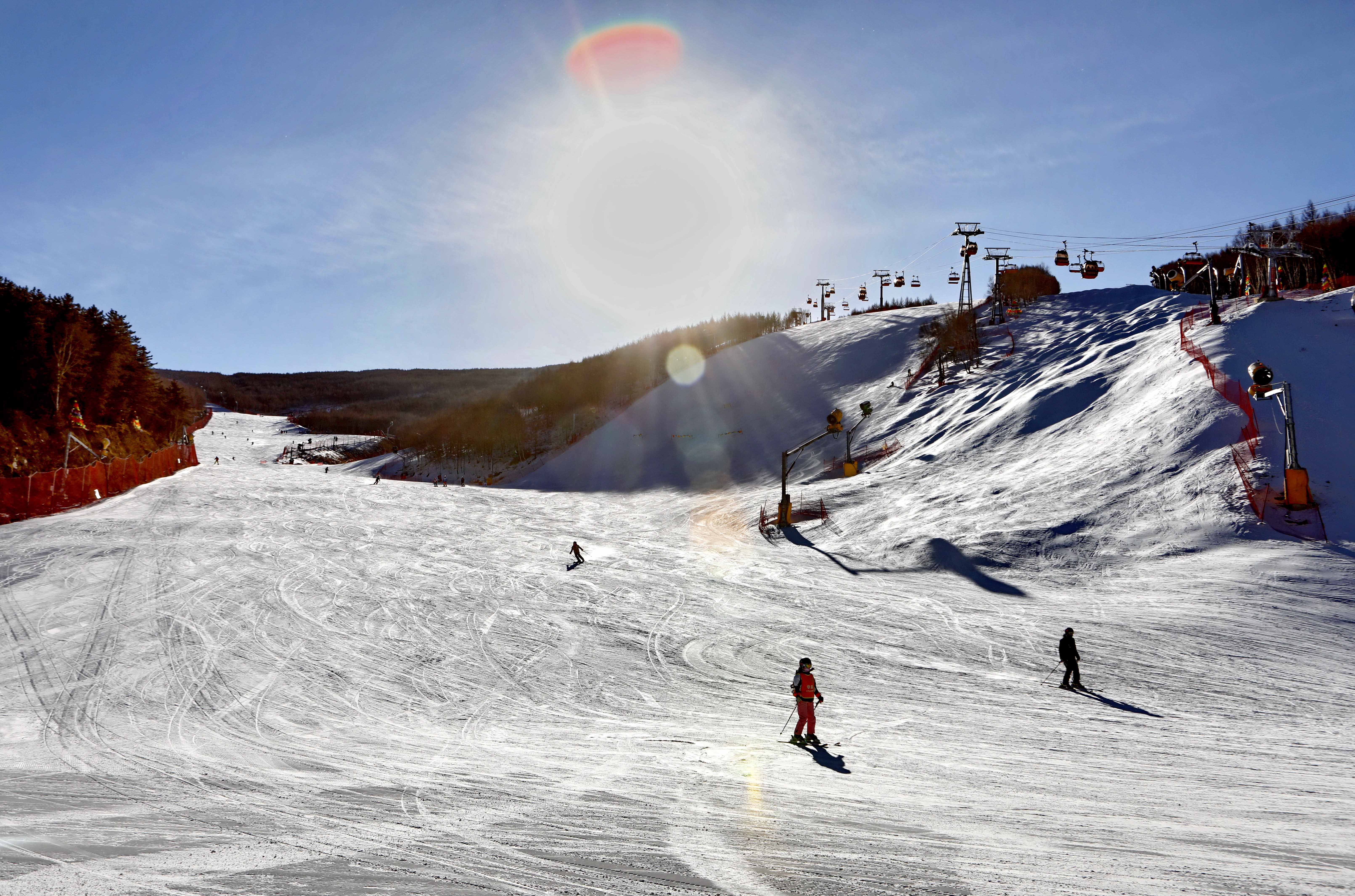 河北张家界滑雪场图片