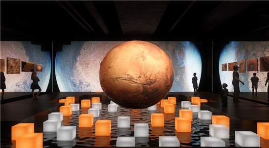 （有修改）（B 文娛 三吳大地南京）“火星2035”系列巡迴展正式登陸南京科技館