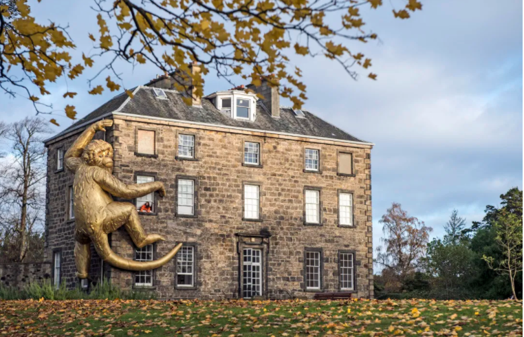 英国爱丁堡为中国牛年新春增添"苏格兰情调"