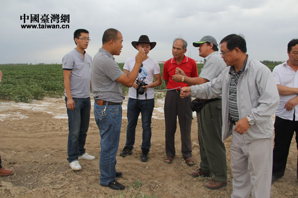 高雄農(nóng)會參訪團走進兵團現(xiàn)代農(nóng)業(yè)示范園區(qū)，在田間地頭里進行農(nóng)業(yè)技術(shù)交流