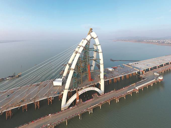 南京固城湖南側交通要道預計2021年竣工通車