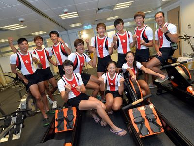 香港賽艇隊下月參加亞運會理大製作超輕戰衣（圖）