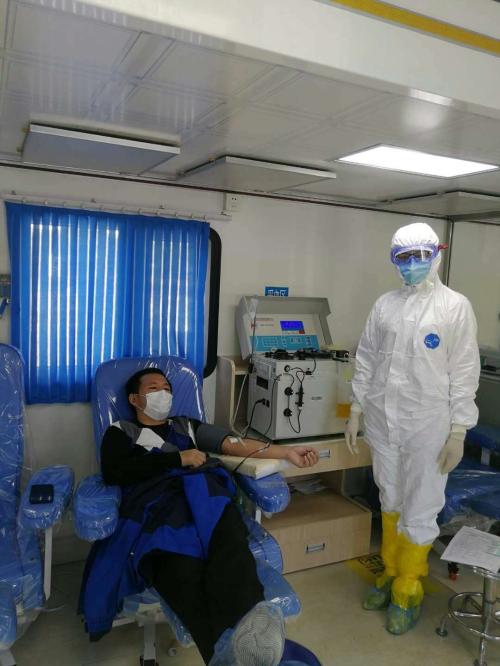 綏化第三批5名康復患者捐獻血漿2000毫升