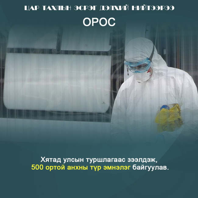 Цар тахлын эсрэг дэлхий нийтээрээ(2)