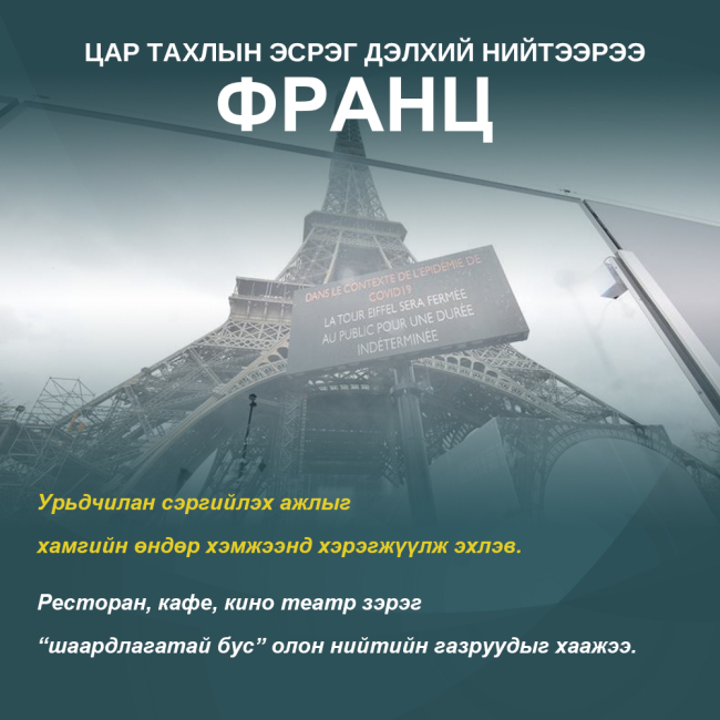 Цар тахлын эсрэг дэлхий нийтээрээ-3