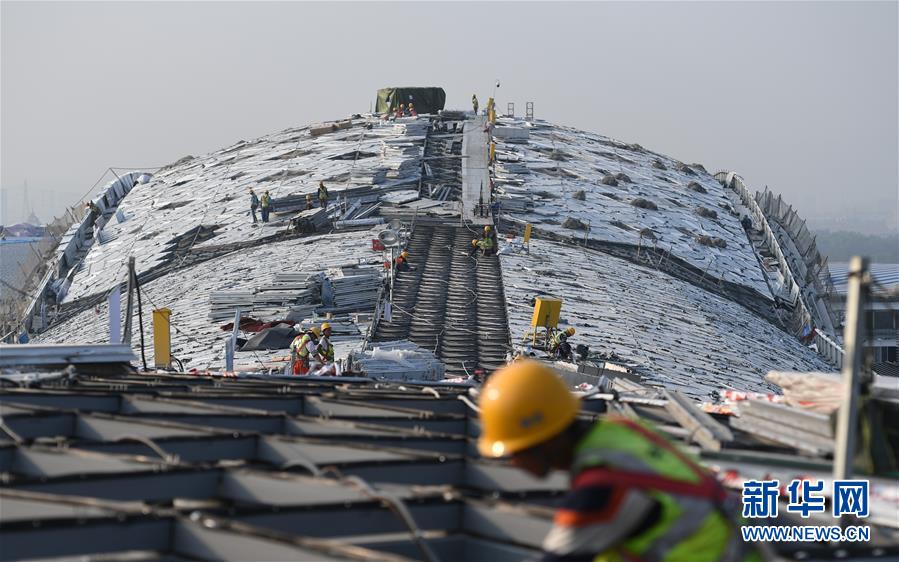深圳國際會展中心建設進入衝刺階段