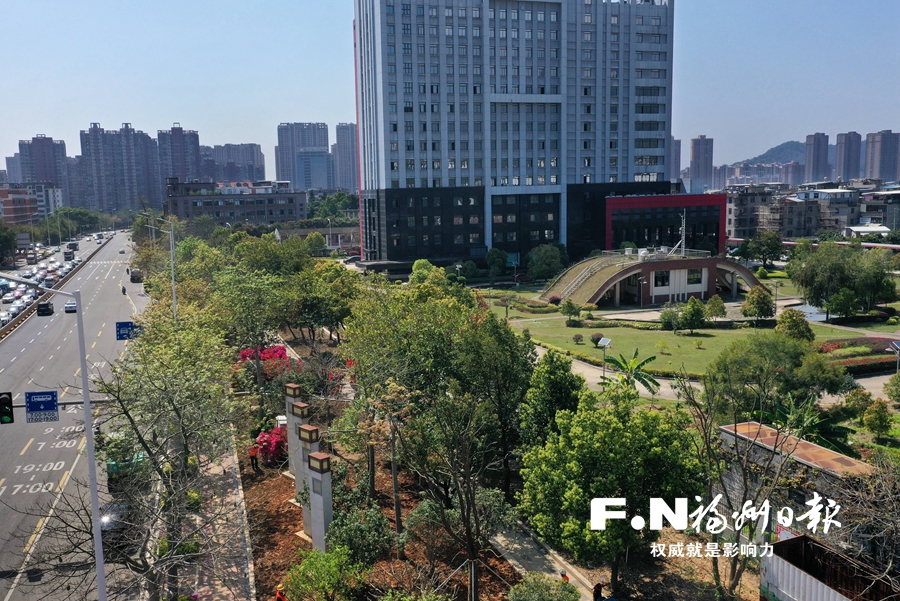 福州“北大門”顏值提升：車行看林帶 步行逛公園