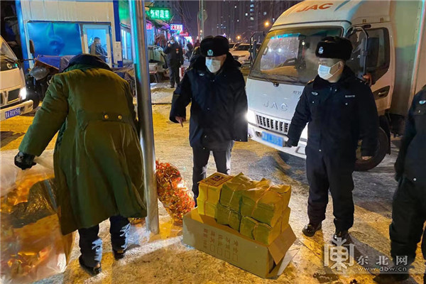 哈尔滨警方依法治理生产、经营、焚烧冥纸冥币行为