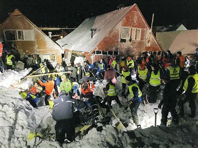 挪威北部雪崩致1死9傷 當地居民已全部撤離