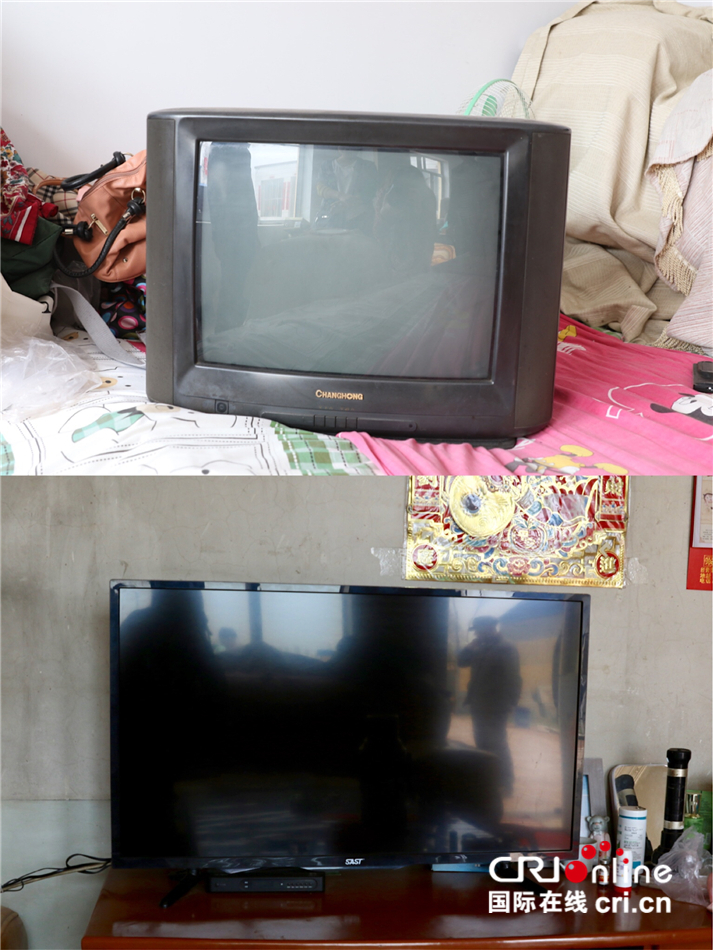 冯亮小家新旧电视对比