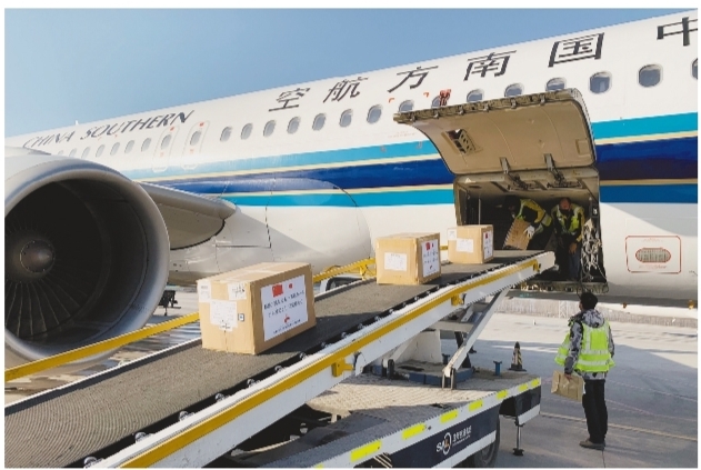 遼寧省向日本和韓國緊急捐贈防疫物資