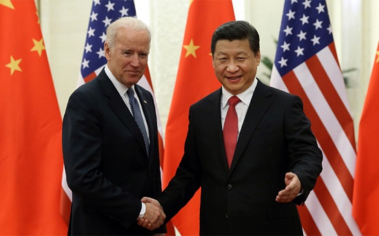 Mga lider ng Tsina at Amerika, nagpalitan ng kuru-kuro tungkol sa bilateral na relasyon at mga isyung panrehiyon at pandaigdig_fororder_20210211XiBiden550