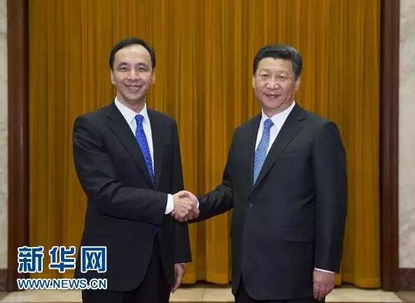 2015年5月4日，中共中央总书记习近平在北京会见了朱立伦主席率领的中国国民党大陆访问团。