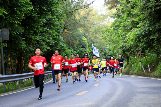 【聚焦重庆】2019重庆铁山坪森林半程马拉松赛鸣枪开炮