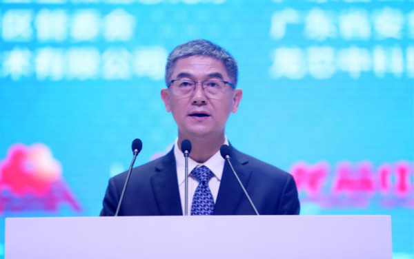 云浮市委书记,市人大常委会主任黄汉标致辞 摄影 刘烁广东省工信厅副