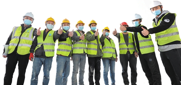 （转载）走访东安湖体育公园建设工地 为建设者点赞
