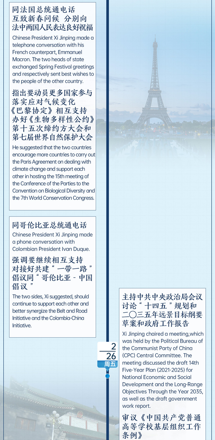 时政微周刊丨总书记的一周（2月22日—2月28日）