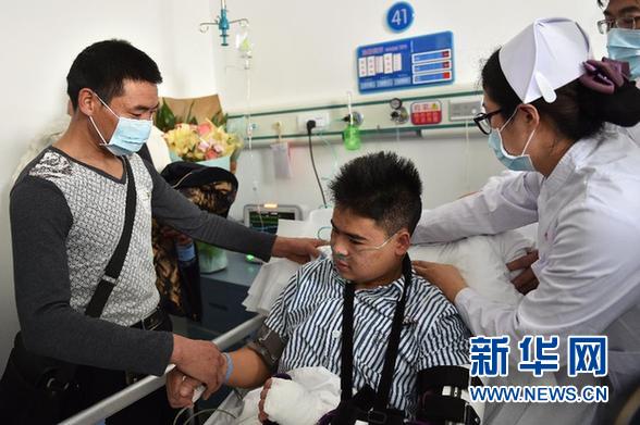 深圳滑坡灾害幸存者田泽明：术后效果明显 已转院治疗