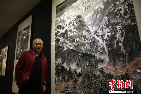 “水墨家园——李小可作品展”在台北举行