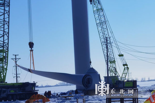 海倫百大項目復工 風電場3月並網發電