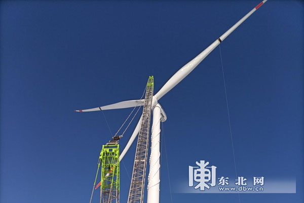 海伦百大项目复工 风电场3月并网发电
