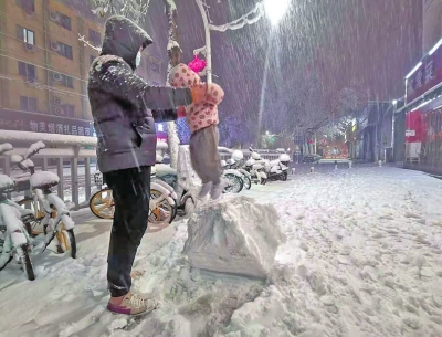 瑞雪迎春 河南迎来今春首场大雪