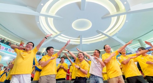 9.16慈善跳绳接力挑战政商体艺界等逾二千人 齐创佳绩