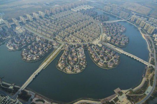 江苏农民集中居住区景观壮美 堪比威尼斯水城(图)