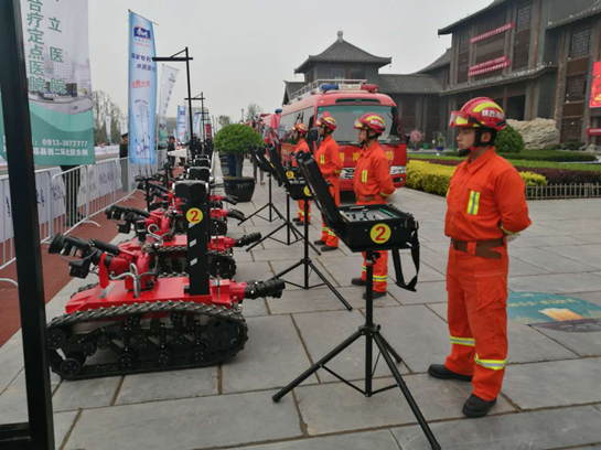 渭南消防支队圆满完成渭南国际马拉松赛消防安保任务