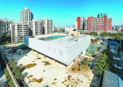 南京竹山路地铁换乘中心基本建成