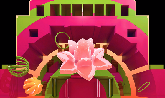 OUTPUT出品烟台万科壹都会光雕盛宴, 首创商业地产新业态