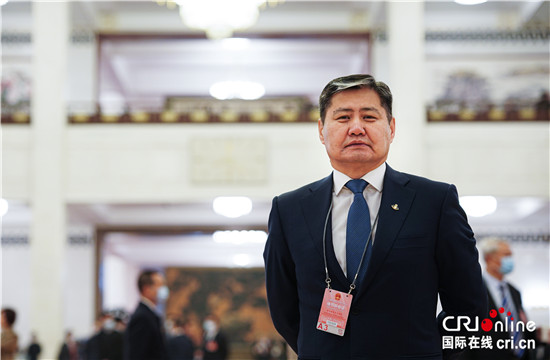 蒙古国驻华大使图布辛· 巴德尔勒：希望蒙古国搭上中国快速发展的列车_fororder_蒙古国驻华大使图布辛•巴德尔勒
