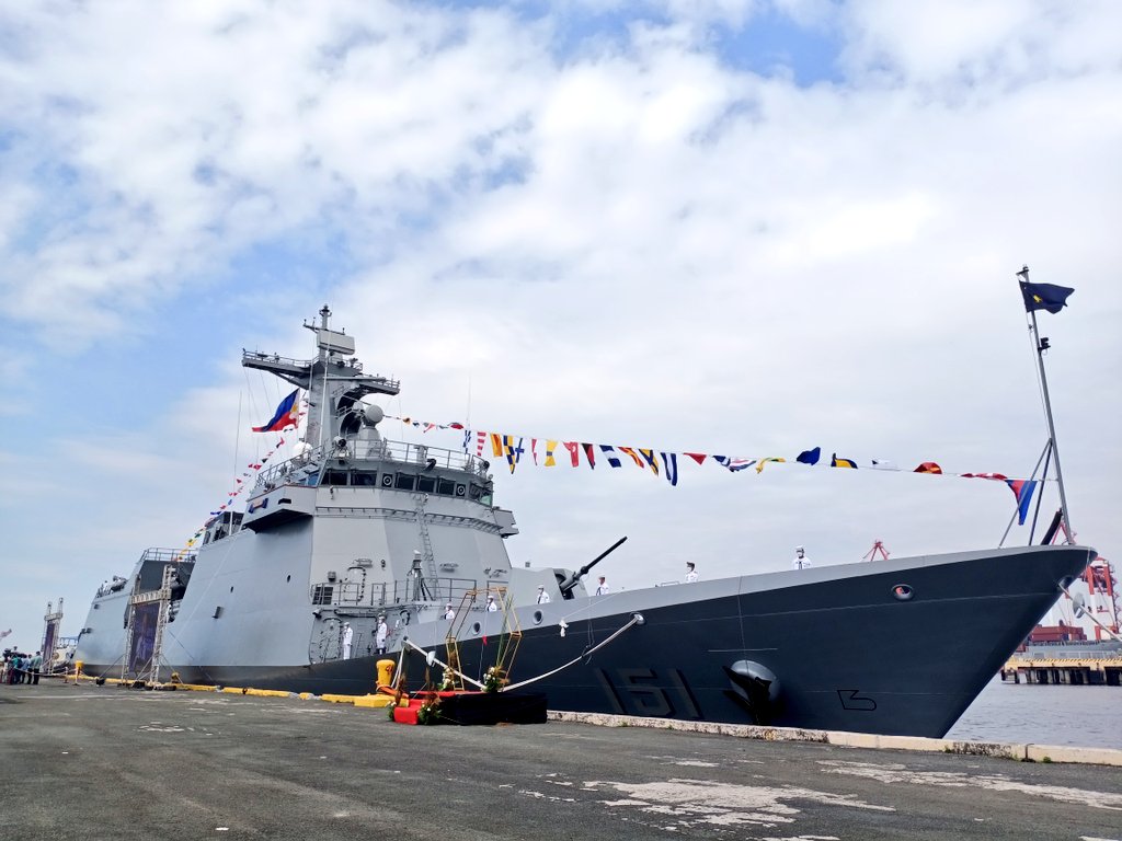 菲律宾海军第二艘导弹护卫舰“安东尼奥·卢纳”号正式入列