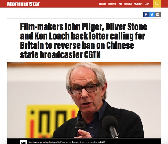 Mga bantog na personaheng pandaigdig, tutol sa ban ng British authority sa CGTN_fororder_20210310CGTN2550