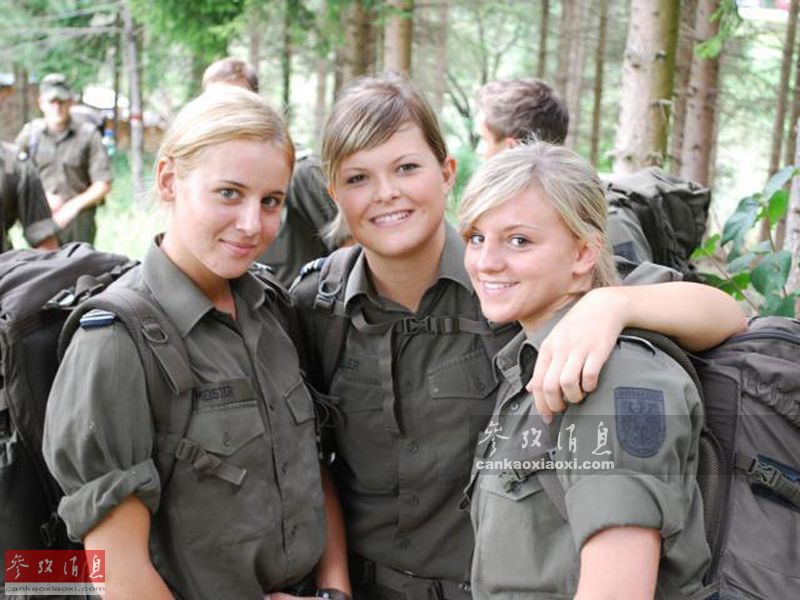 奥地利女兵图片