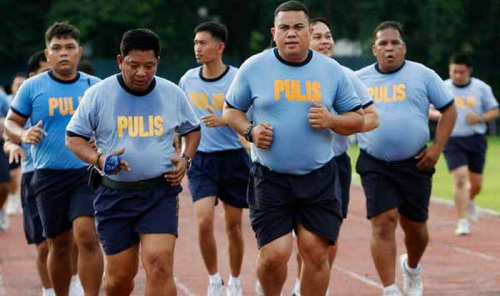 马来西亚肥胖警员多 新年第一个任务：减肥(图)