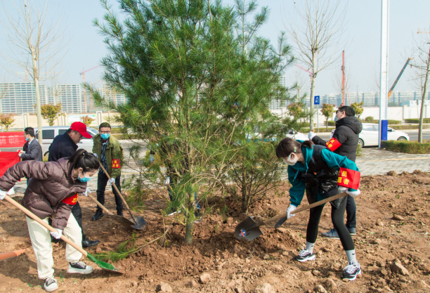 西安航空基地開展植樹節主題活動