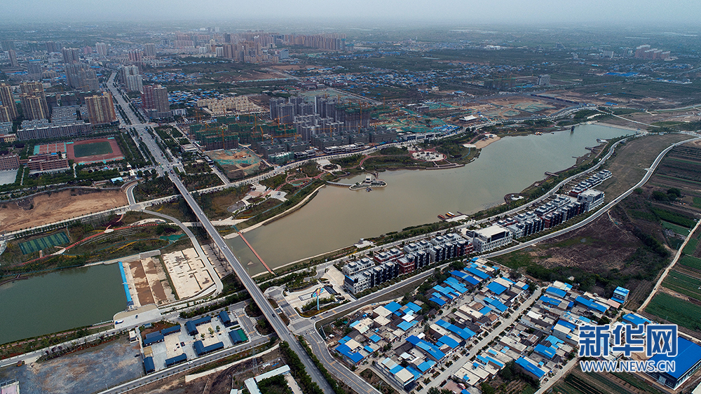 山河交错打造富阎板块“城市绿肺”