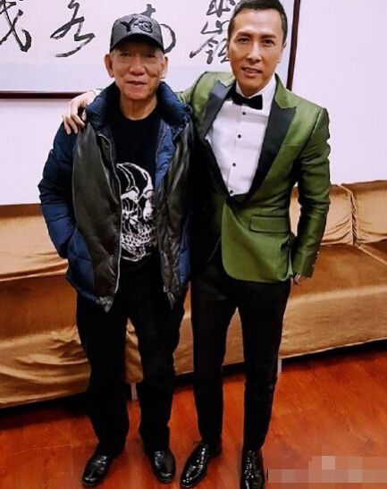 甄子丹晒与袁和平合影:33年前他把我带入电影圈