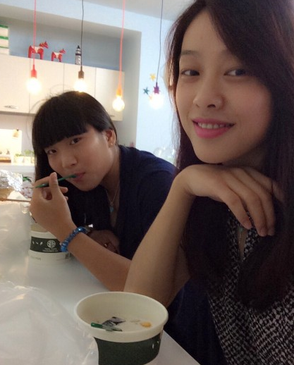 刘翔晒照公布恋情 女友吴莎私照清秀甜美