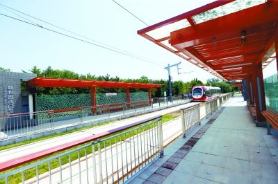 北京首條現代有軌電車線西郊線正式開啟空載試運行