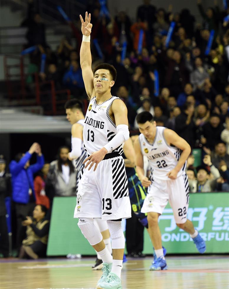 CBA联赛：辽宁药都本溪胜广东东莞银行