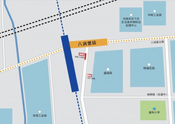 濟南地鐵2號線站點出入口位置確定