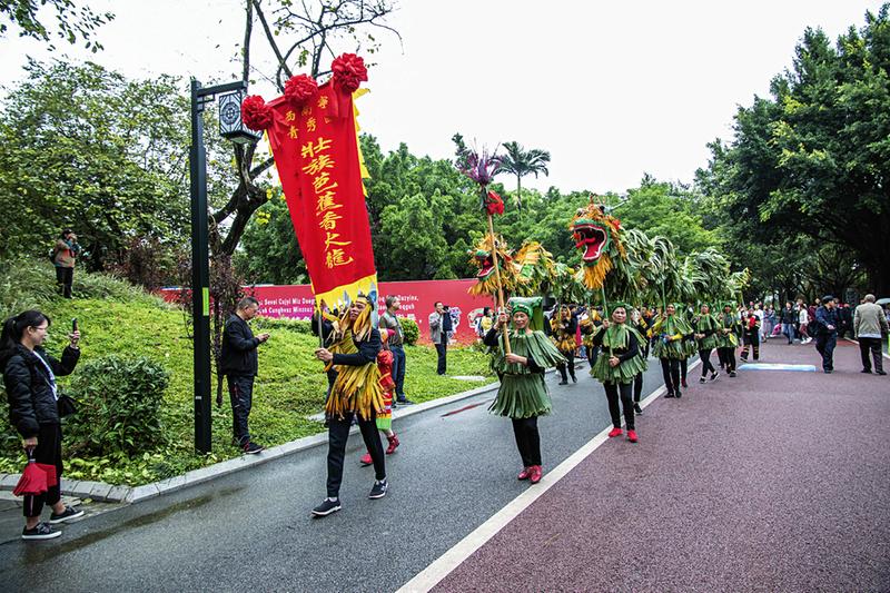 南寧青秀區：舞動“芭蕉香火龍” 延續“傳統”生命力