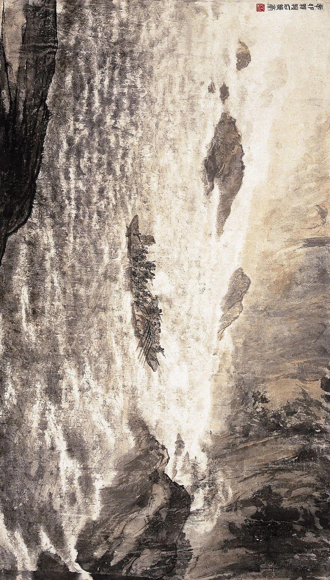 中央红军如何强渡大渡河?美术经典告诉你