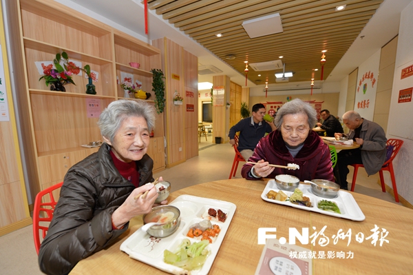 福州：長者食堂讓居家養老有“知”有味