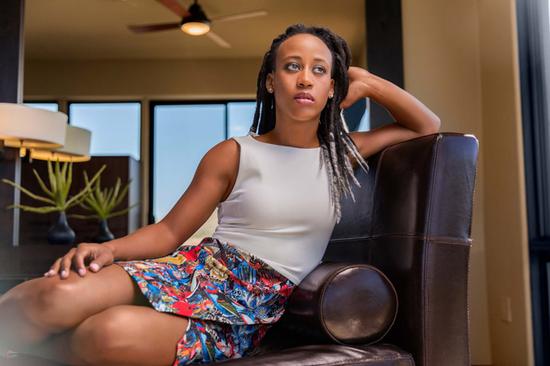 美国lpga黑人女球手萨德纳-帕克斯(sadena parks)