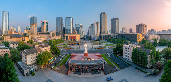 《天府广场》--摄影:程从信