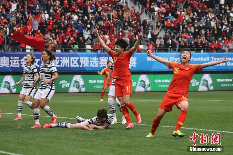 Kungiyar kwallon kafa mata ta Sin ta samu iznin shiga gasar wasannin Olympics ta Tokyo_fororder_0414-1