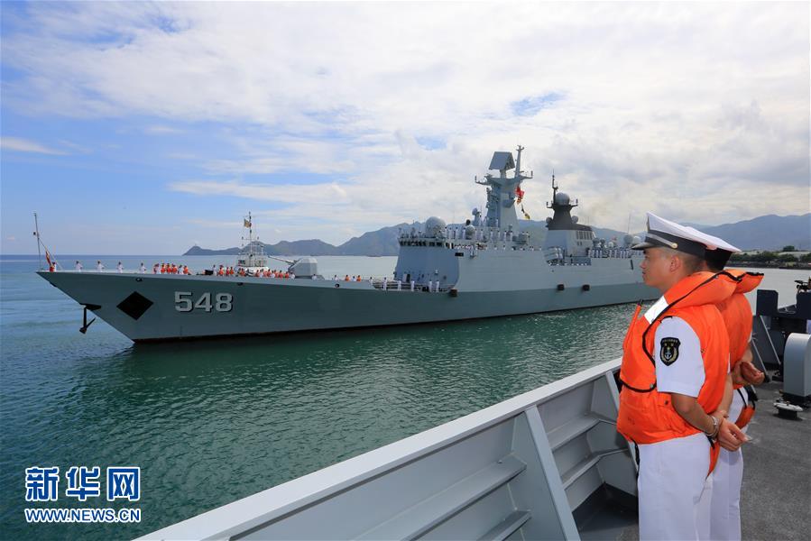 中國海軍艦艇首次訪問東帝汶（高清組圖）